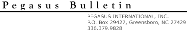 Pegasus International Bulletin